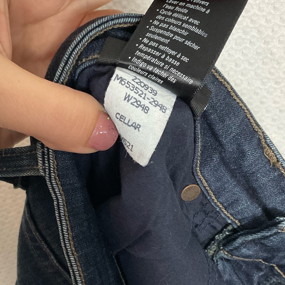 PAIGE Lennox “Cellar” Dark Blue Luxury Jeans Mens 34 x 31 NWOT Slim Straight Leg - Picture 6 of 7